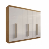 Guarda-Roupa 6 Portas Da Vinci Plus - Cinamomo/Off White